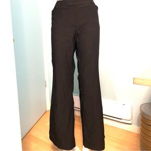 Black Slacks with Wide Waistband for Office Work